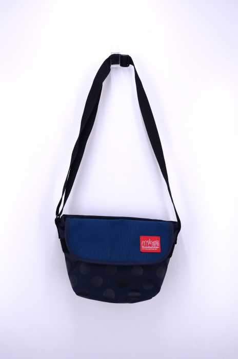 Manhattan Portage （マンハッタンポーテージ） ドット柄切替 ナイロンメッセンジャーバッグ メンズ バッグ