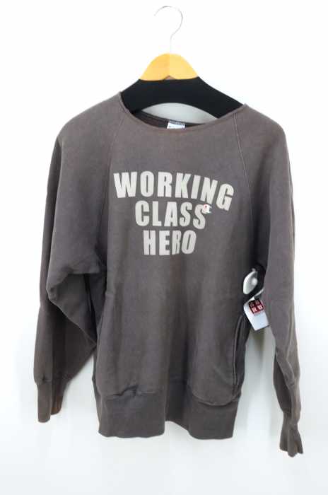 Champion （チャンピオン） 90s REVERSE WEAVE カットオフ加工 ラバープリント リメイクスウェット メンズ トップス