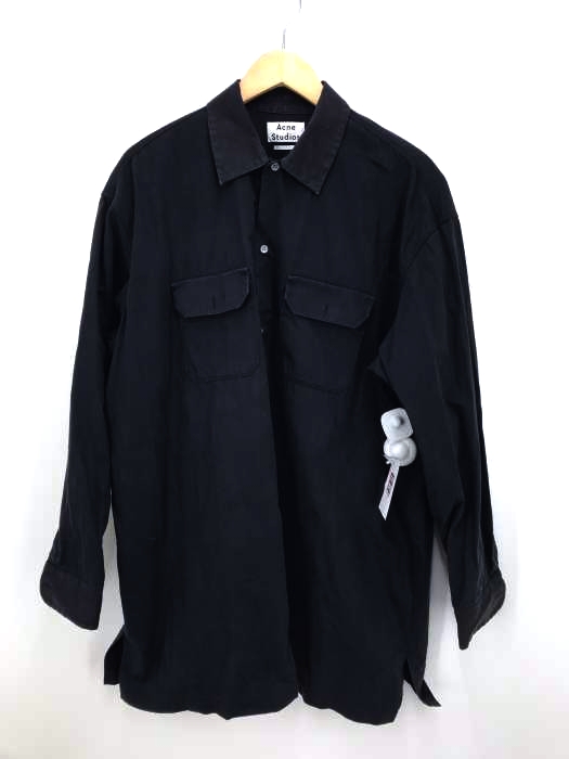 ACNE STUDIOS(アクネストゥディオズ) ツイルオーバーサイズシャツ SANTOS TWILL PAW16 メンズ トップス