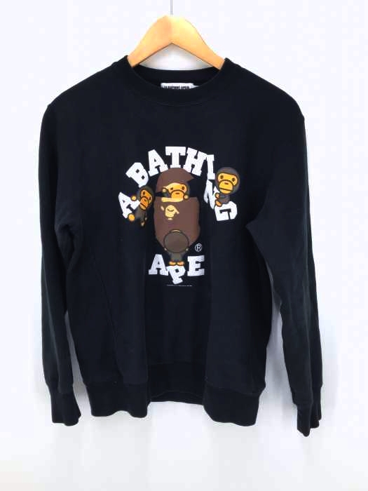 A BATHING APE classics（アベイシングエイプクラシックス） BABY MILO プリント プルオーバースウェット メンズ トップス