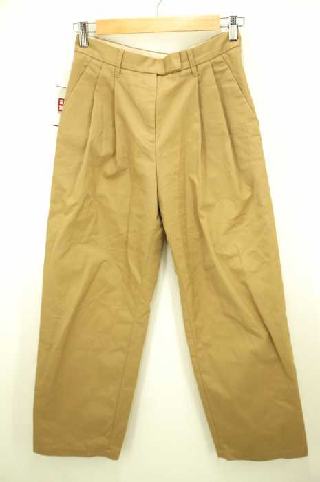 UNITED ARROWS green label relaxing （ユナイテッドアローズグリーンレーベルリラクシング） KF C/Pe タックワイドテーパード パンツ レディース パンツ