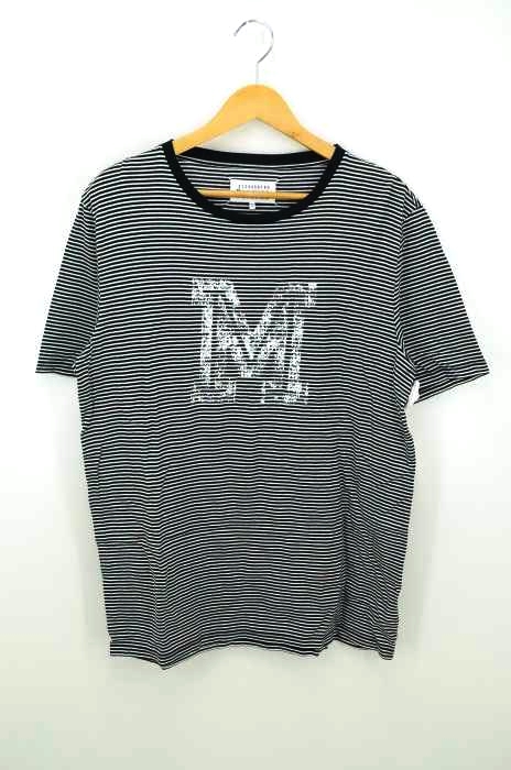Maison Margiela(メゾンマルジェラ) フロントロゴプリントボーダーTシャツ メンズ トップス