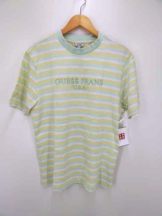 GUESS(ゲス) マルチボーダーTシャツ メンズ トップス
