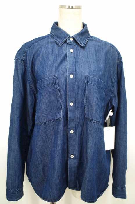 UNITED ARROWS green label relaxing （ユナイテッドアローズグリーンレーベルリラクシング） OVERSIZE DNM デニムボタンシャツ レディース トップス
