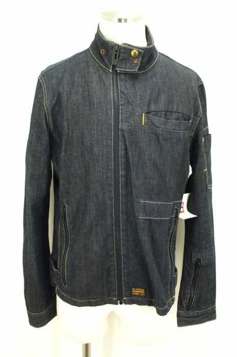 G-STAR RAW （ジースターロー） スタンドカラーデニムジャケット Gジャン メンズ アウター