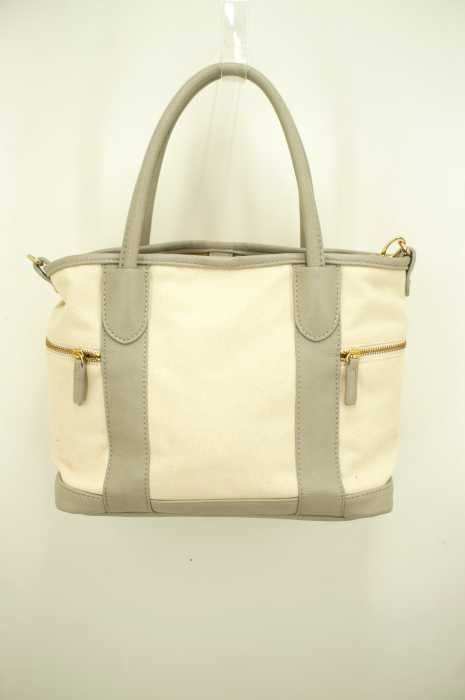 BEAUTY & YOUTH UNITED ARROWS (ビューティーアンドユースユナイテッドアローズ) レザー切替 2way キャンパス ショルダーバッグ レディース バッグ