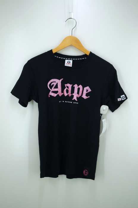 AAPE BY A BATHING APE(エーエイプバイアベイシングエイプ) スパンコール カットソー レディース トップス