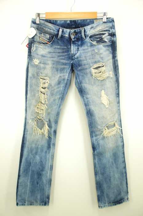 DIESEL （ディーゼル） LOWETTE クラッシュ加工 レディース パンツ