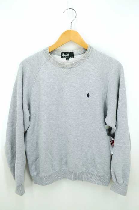 Polo by RALPH LAUREN （ポロバイラルフローレン） 胸ポニー刺繍 クルーネックスウェット レディース トップス