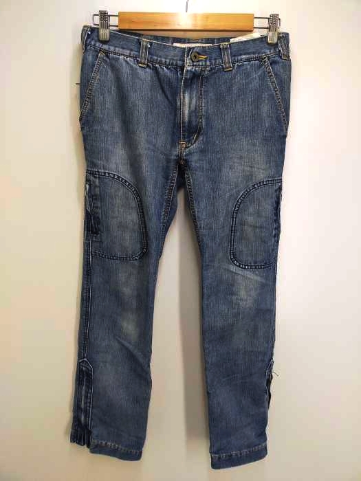JUNYA WATANABE COMME des GARCONS MAN（ジュンヤワタナベコムデギャルソンマン） AD2004 裾ジップデニムパンツ レディース パンツ