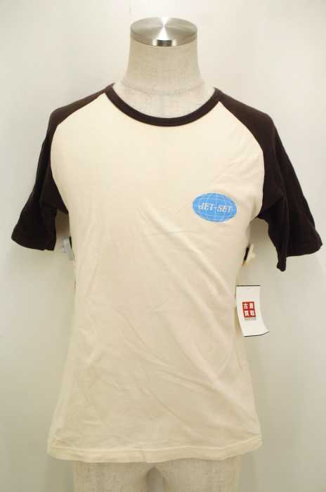 BURBERRY BLACK LABEL （バーバリーブラックレーベル） JET-SET バックプリントラグランTシャツ メンズ トップス