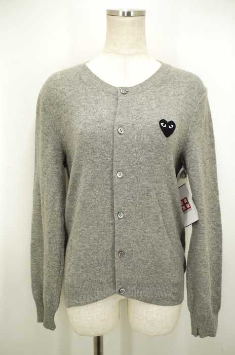 PLAY COMME des GARCONS （プレイコムデギャルソン） AD2009 ワッペン付きウールカーディガン レディース トップス