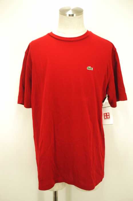 LACOSTE (ラコステ) ワンポイント鹿の子Tシャツ メンズ トップス