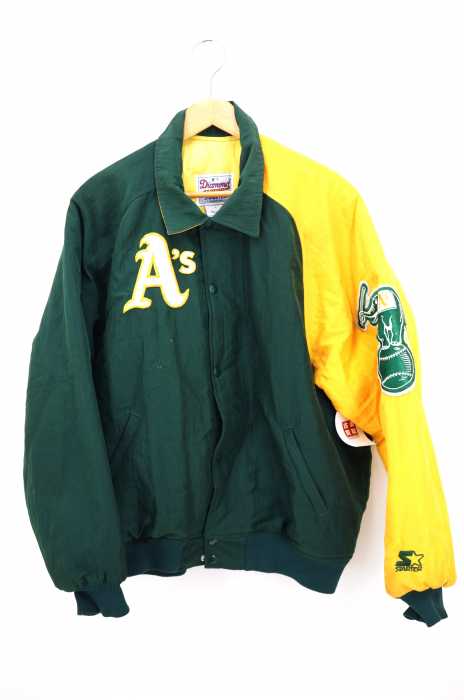 スターター アスレチックス ナイロンジャケット オークランド リバーシブル STARTER（スターター） オークランド・アスレチックス ベースボール