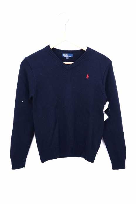 Polo by RALPH LAUREN (ポロバイラルフローレン) プルオーバー Vネック ポニー刺繍 ニット レディース トップス