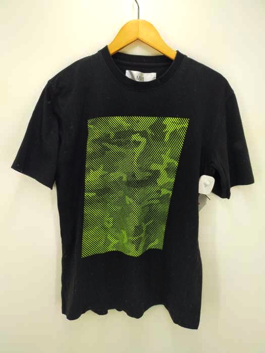 AKM Contemporary(エイケイエムコンテンポラリー) ラインカモプリントビッグTシャツ メンズ トップス
