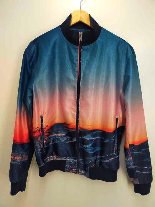 ZARA(ザラ) SUNSET PRINT BOMBER メンズ アウター
