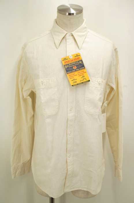 BUZZ RICKSONS（バズリクソンズ） WHITE CHAMBRAY WORK SHIRT 海軍シャツ メンズ トップス
