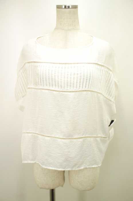 KBF （ケイビーエフ） 15SS ピンタック切替プルオーバー レディース トップス
