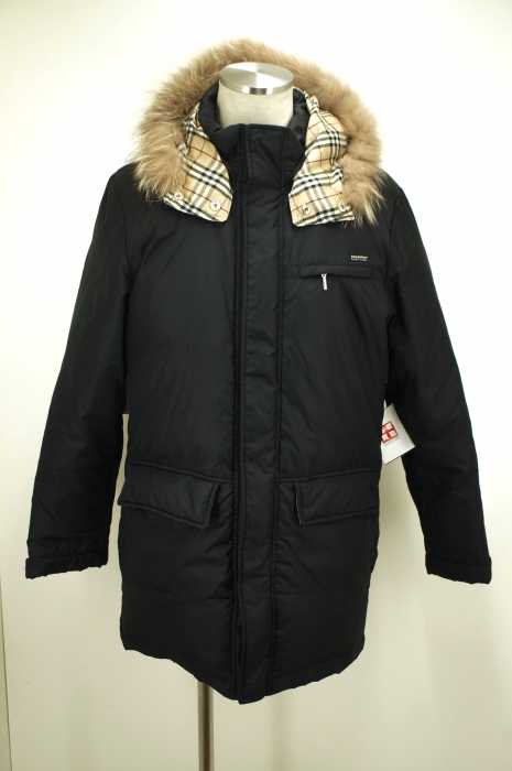 BURBERRY BLACK LABEL （バーバリーブラックレーベル） 裏地ノバチェック フォックスファー メンズ アウター