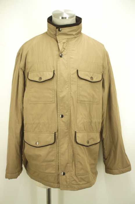 Clothing (クロージング) 裏地 チェック中綿 ロング メンズ アウター