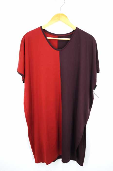 COMME CA(コムサ) 19SS カラーブロック チュニック レディース ワンピース