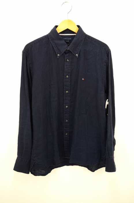 TOMMY HILFIGER （トミーヒルフィガー） リネンボタンダウンシャツ メンズ トップス