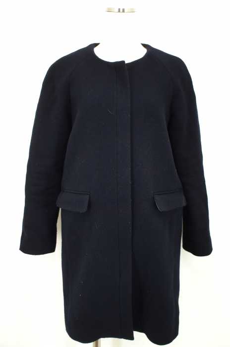 IENA （イエナ） 14AW ウール混ノーカラージップアップコート レディース アウター
