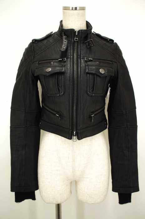 ROYAL PARTY （ロイヤルパーティー） ラムレザーシングルライダースジャケット レディース アウター