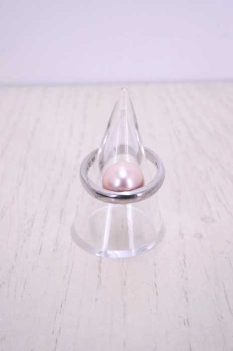 Maison Margiela （メゾンマルジェラ） 11 インサイドパール装飾デザイン シルバーリング レディース アクセサリー