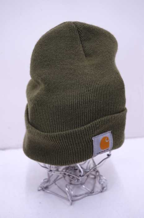 Carhartt (カーハート) ワンポイントロゴワッペン ニットキャップ メンズ 帽子