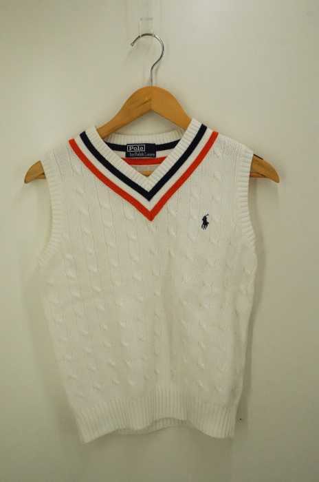 Polo by RALPH LAUREN (ポロバイラルフローレン) 胸ポニー刺繍チルデンニット レディース トップス