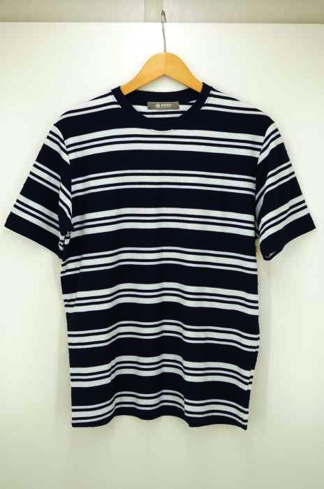 nano universe（ナノユニバース） ボーダーTシャツ メンズ トップス