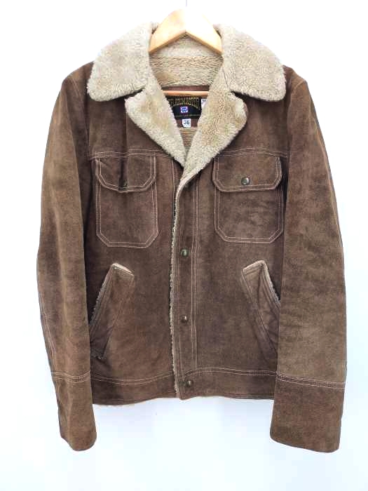 trailmaster(フルギ) 80s メキシコ製 COWHIDE ボアジャケット メンズ アウター