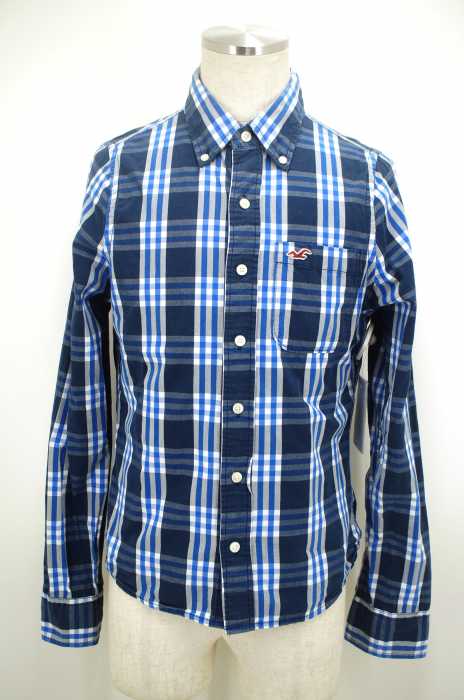 Hollister （ホリスター） チェック柄ボタンダウンシャツ メンズ トップス