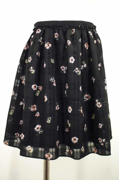 Rirandture(リランドチュール) 15SS 格子フラワースカート レディース スカート