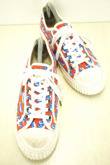 Julien David × Bata (ジュリアンデビット×バタ) 17SS プリントキャンバスローカットスニーカー メンズ シューズ