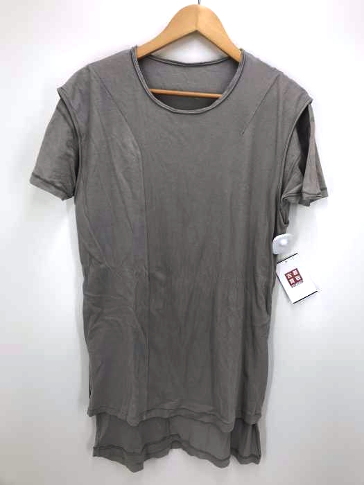 DAMIR DOMA（ダミールドーマ） 切替 レイヤード カットオフ半袖Tシャツ メンズ トップス