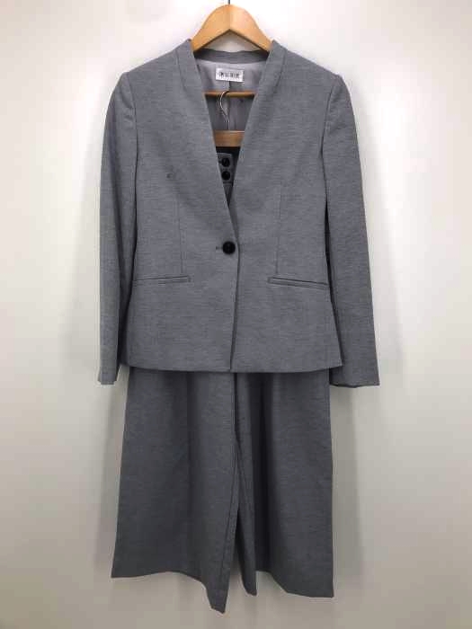 PLST（プラステ） セットアップ ノーカラージャケット ワイドパンツ リネン混 レディース セットアップ