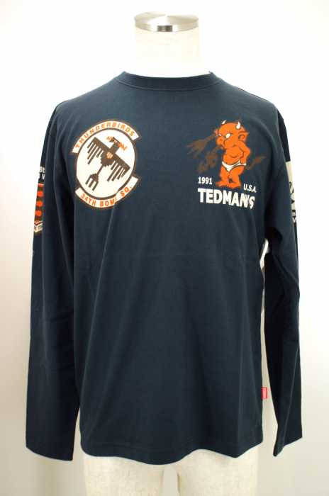 TED COMPANY （テッドカンパニー） プリントロングTシャツ メンズ トップス