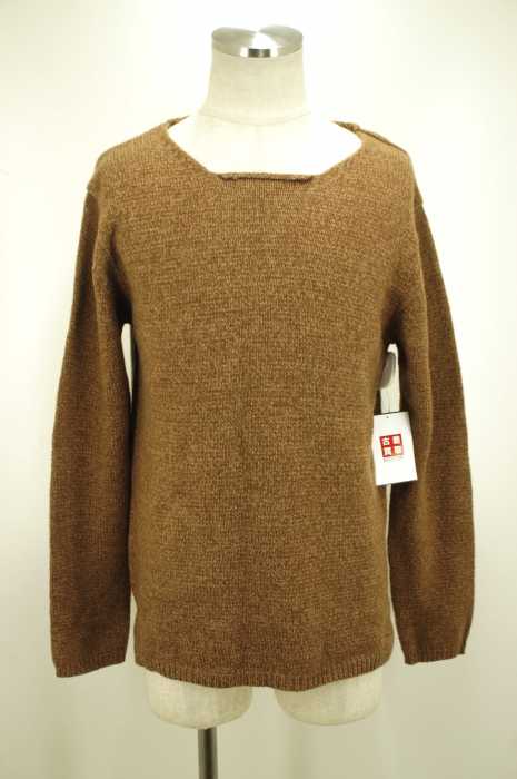 EDIFICE （エディフィス） ヨリモクLAMB KNIT-T ウール メンズ トップス