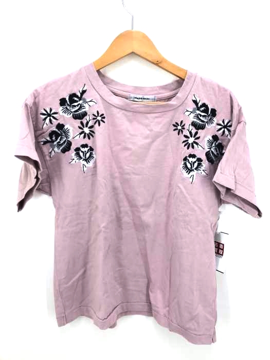 ROSE BUD(ローズバッド) 花柄刺繍Tシャツ レディース トップス