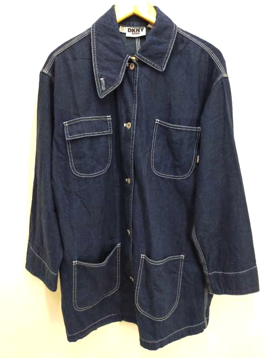 DKNY JEANS（ダナキャランニューヨーク ジーンズ） ステッチデニムシャツジャケット カバーオール メンズ アウター