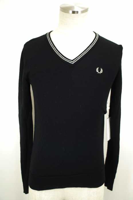 FRED PERRY (フレッドペリー) Vネックニットセーター メンズ トップス