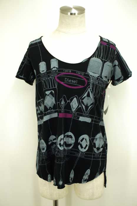 DIESEL （ディーゼル） プリントカットソー　Tシャツ メンズ トップス