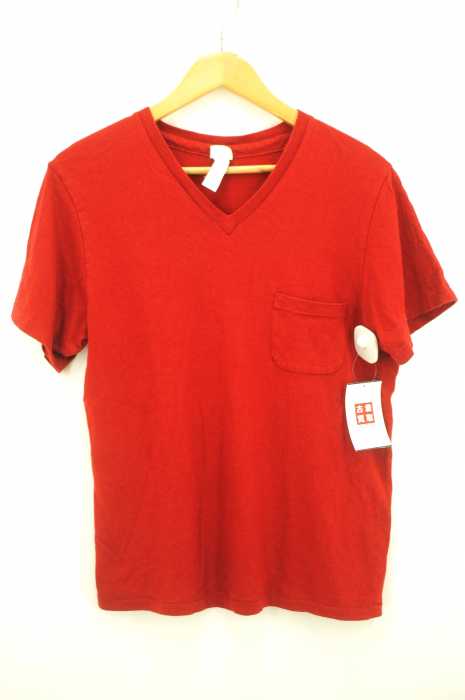 YAECA STOCK(ヤエカストック) 丸胴VネックTシャツ レディース トップス