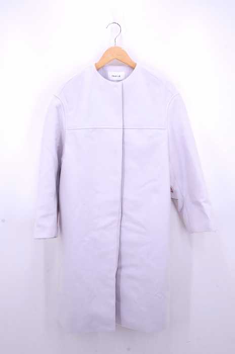 FRAY I.D （フレイアイディー） 18AW コクーンシルエット ドロップショルダー ノーカラーコート レディース アウター