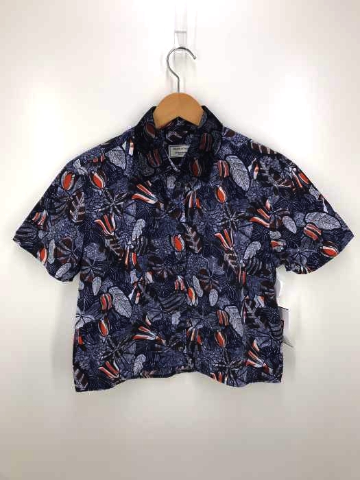 MAISON KITSUNE（メゾンキツネ） 襟レース切替総柄シャツ レディース トップス