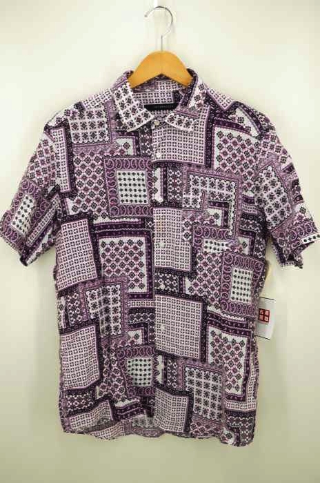 INTERMEZZO(インターメッツォ) 半袖バンダナ柄シャツ メンズ トップス