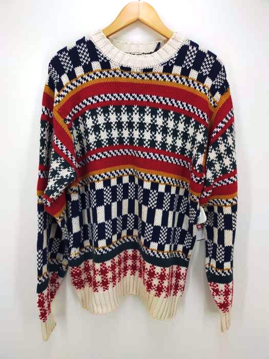 TOMMY HILFIGER（トミーヒルフィガー） 総柄 ノルディックセーター メンズ トップス